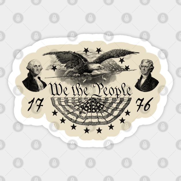 We The People Sticker by woodsman